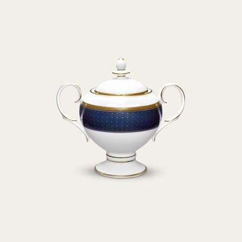  Bình (hũ) đường có nắp đậy dung tích 325ml sứ xương | Blueshire 4944L - 50727A 