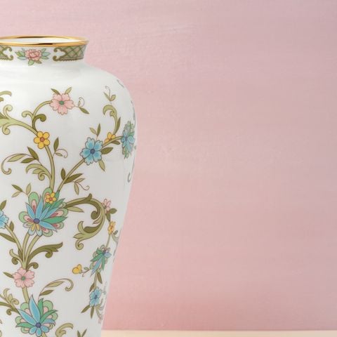 Bình hoa trang trí cao cấp 22cm sứ xương nhập khẩu Nhật Bản | Yoshino 9983J - T53924 