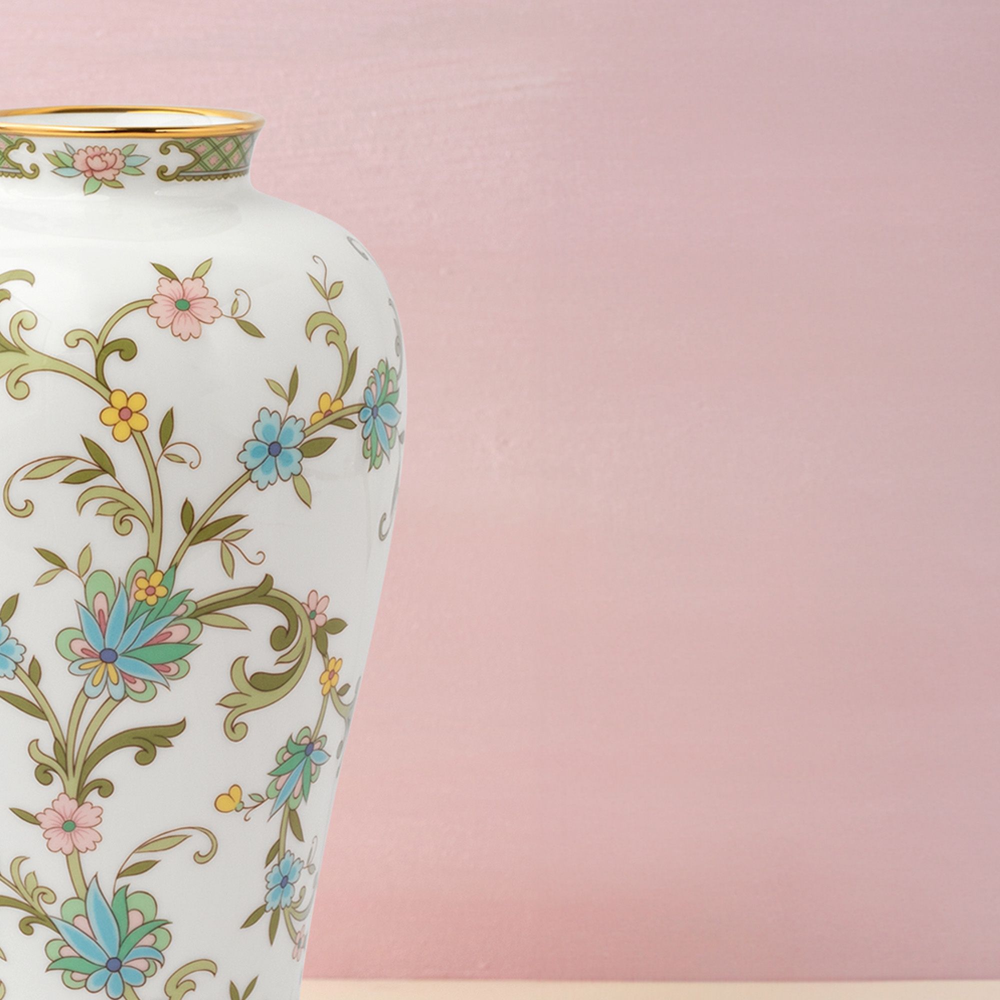  Bình hoa trang trí cao cấp 22cm sứ xương nhập khẩu Nhật Bản | Yoshino 9983J - T53924 