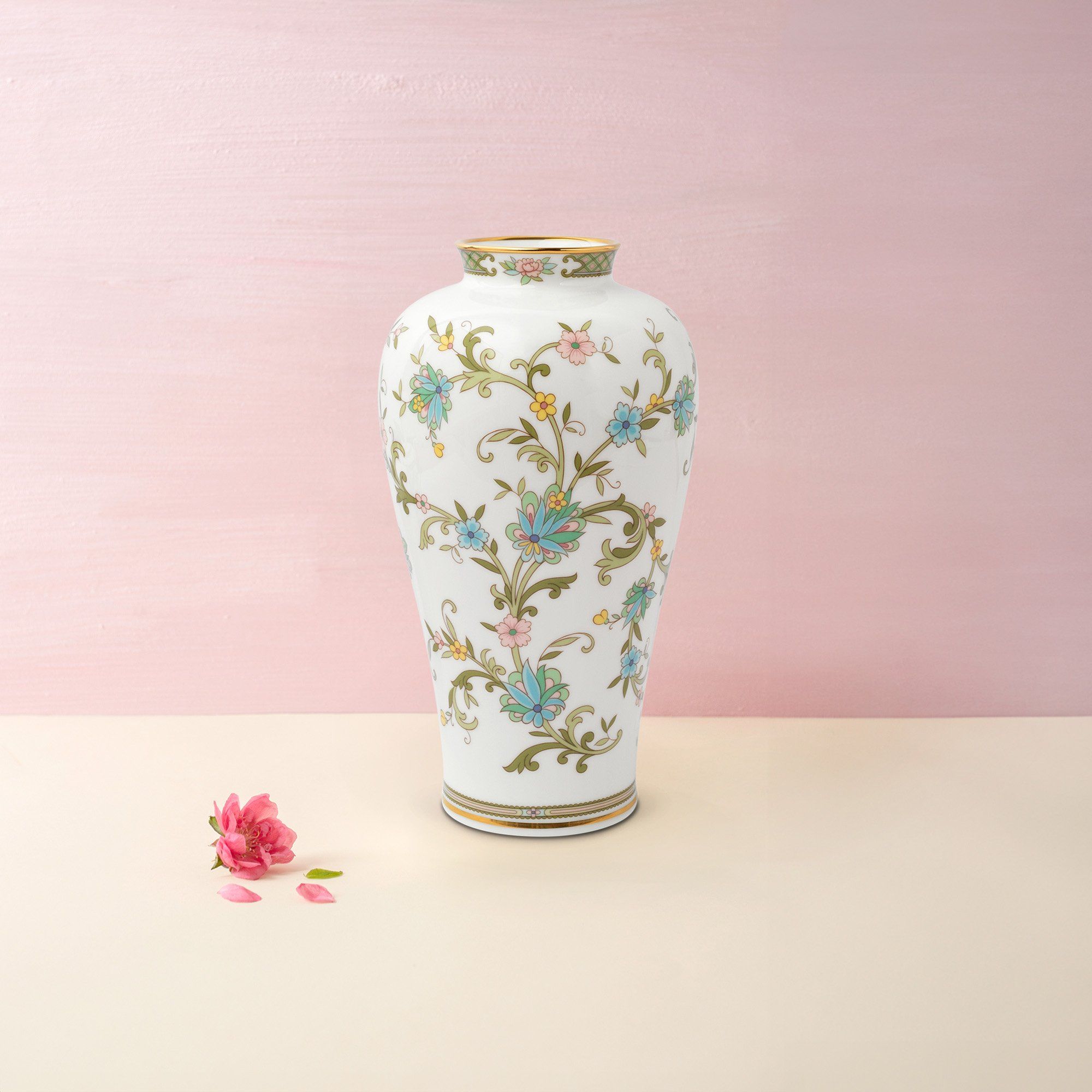  Bình hoa trang trí cao cấp 22cm sứ xương nhập khẩu Nhật Bản | Yoshino 9983J - T53924 