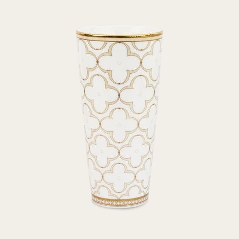 Bình hoa (lọ hoa) trang trí cao cấp 25,8cm sứ xương | Trefolio Gold 4945L - T97378 