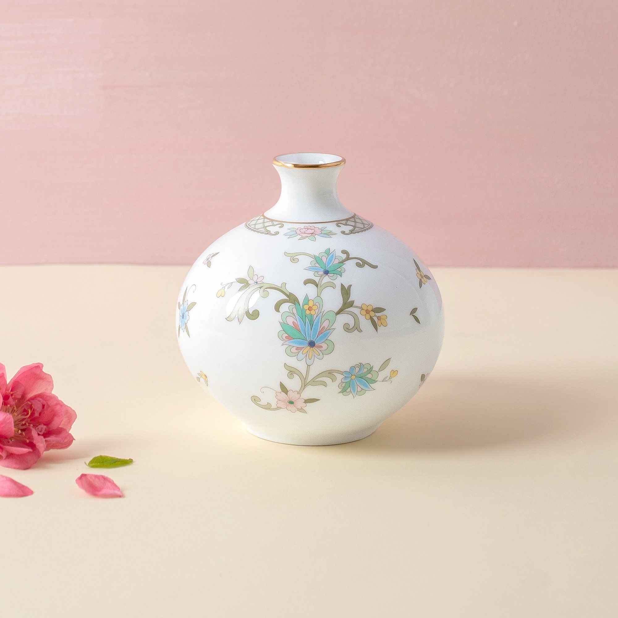  Bình hút lộc để bàn cao cấp 9cm sứ xương nhập khẩu Nhật Bản | Yoshino 9983J - T53844 