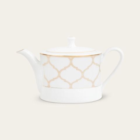  Ấm trà (bình trà) nhỏ dung tích 630ml sứ trắng | Eternal Palace Gold 1728L - 91133 