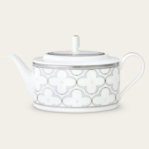  Ấm trà (bình trà) loại quai tròn dung tích 1.250ml sứ xương | Trefolio Platinum 4957L - 93663 