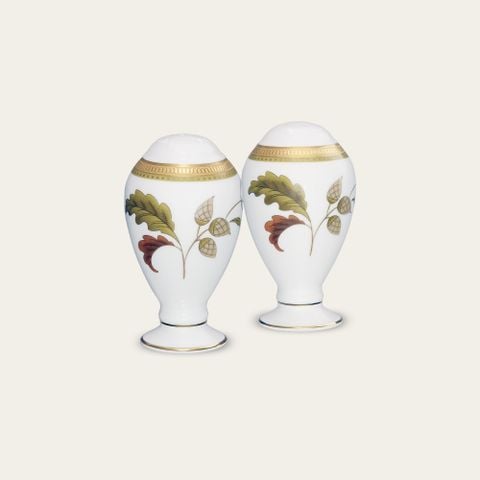  Bộ lọ đựng tiêu (2 lỗ) và muối (4 lỗ) cao 9,7cm sứ xương | Islay 4885L - 507710A 