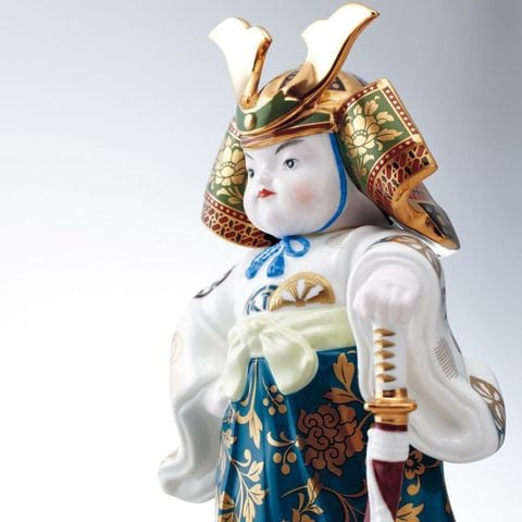  Tượng sứ chiến binh Samurai cao 22cm | Saijiki Collection AC193 - YK150 