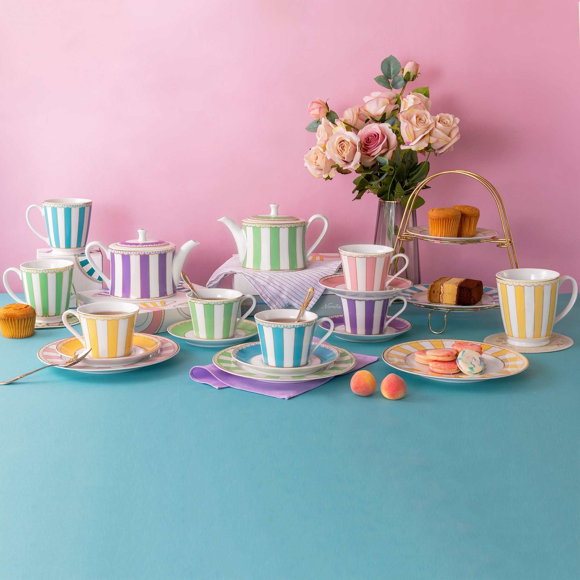  Cốc uống nước, cà phê 370ml (vàng pastel) sứ trắng | CRNIVL Yellow M-250L - Q001A 