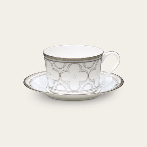  Chén trà (tách trà) dung tích 245ml kèm đĩa lót sứ xương | Trefolio Platinum 4957L - T93686 