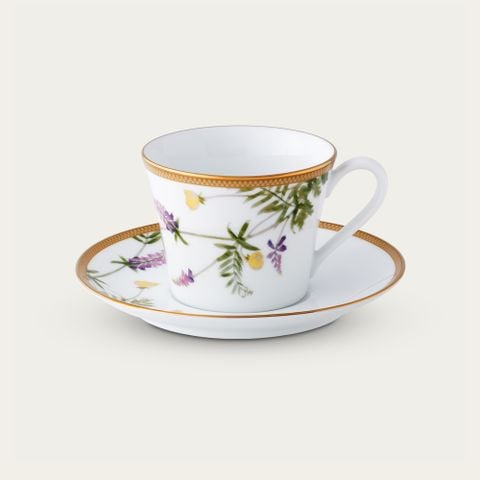  Chén trà (tách trà) dung tích 250ml kèm đĩa lót sứ trắng | New Morning 1738L - T91185 