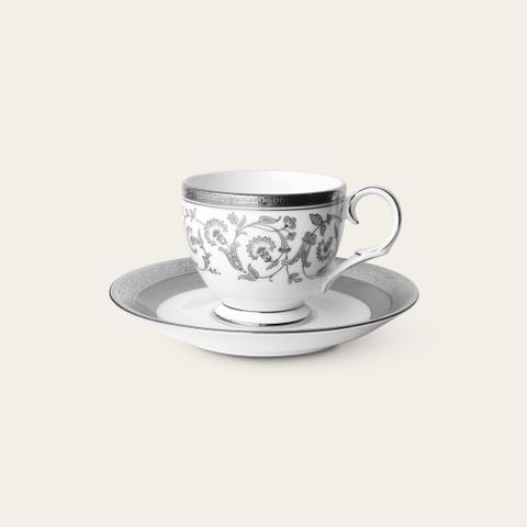  Chén trà (tách trà) nhỏ dung tích 105ml kèm đĩa lót sứ xương | Summit Platinum 4919L - T50792A 