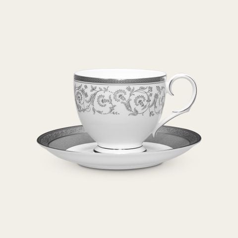  Chén trà (tách trà) dung tích 250ml kèm đĩa lót sứ xương | Summit Platinum 4919L - T50788A 
