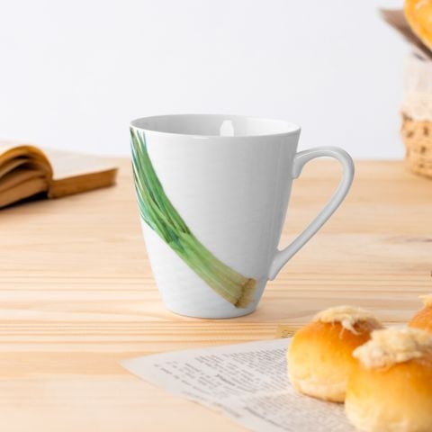  Bộ 06 cốc (ly) uống nước, cà phê dung tích 295ml sứ trắng | Kyoka Shunsai 1620-17L - Q006WK 