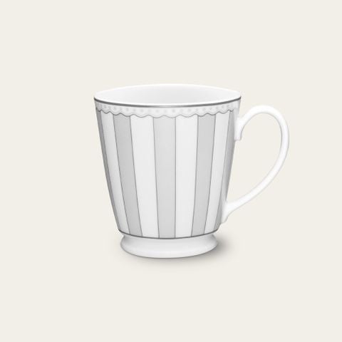  Cốc (ly) uống nước, cà phê (xám) dung tích 370ml sứ trắng | Carnivale Moonlight M-620L - T91058K 