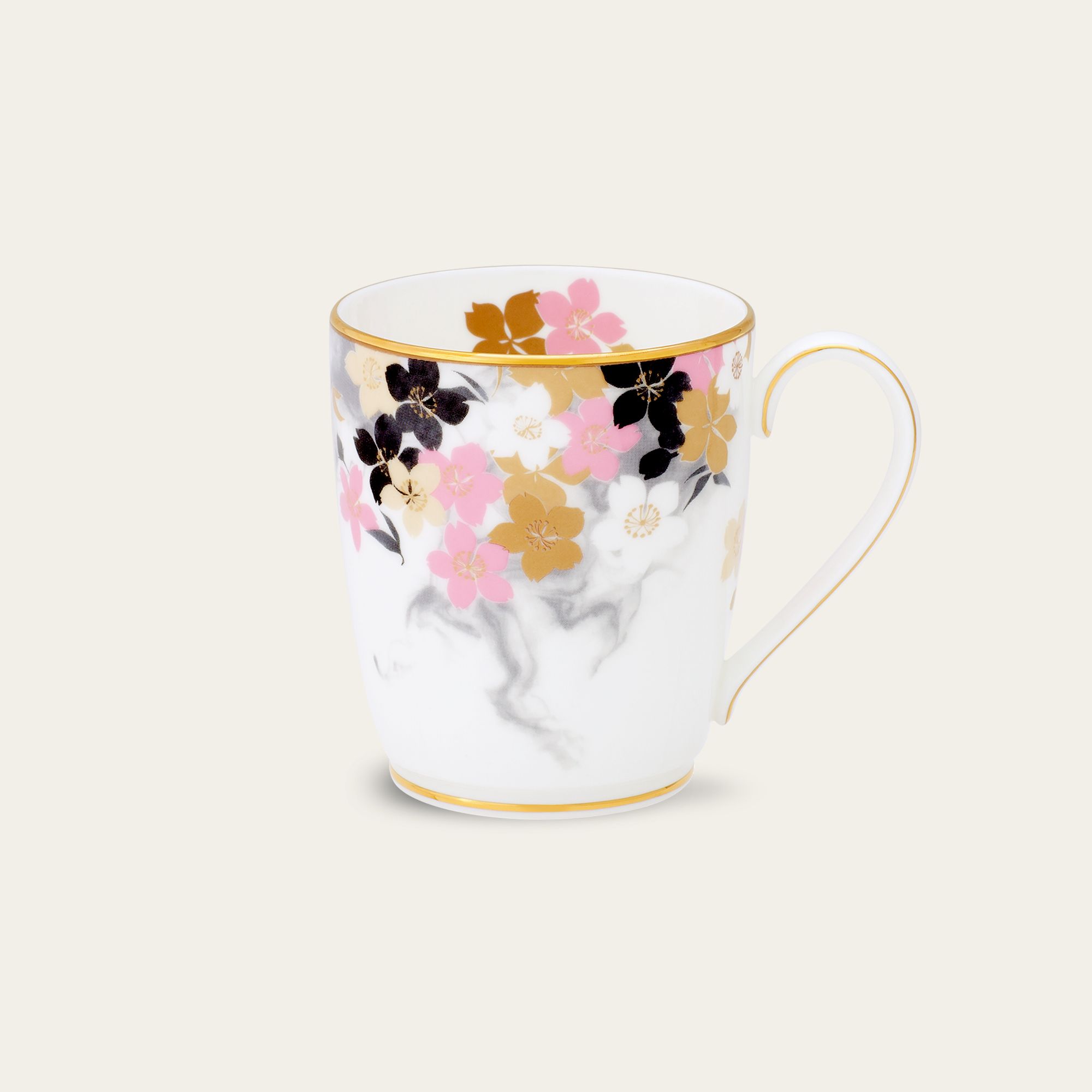  Cốc (ly) uống nước, cà phê dung tích 295ml sứ xương | Moonlit Blossoms 4969L - T97280 