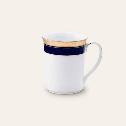  Cốc (ly) uống nước, cà phê dung tích 310ml sứ trắng | Crestwood Cobalt Gold 4171L - T91332K 