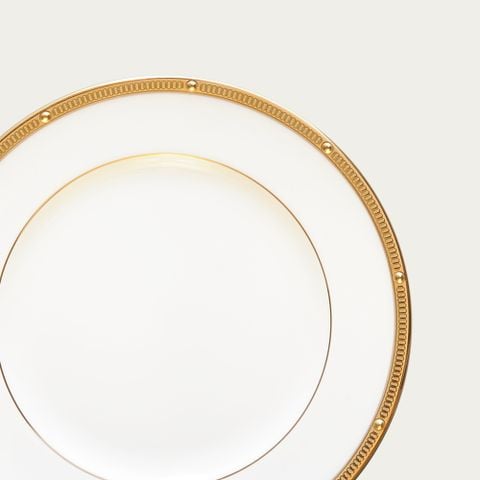  Đĩa tròn cỡ nhỏ đường kính 16,7cm lót bát (chén) cơm sứ xương | Rochelle Gold 4796L - 97212 