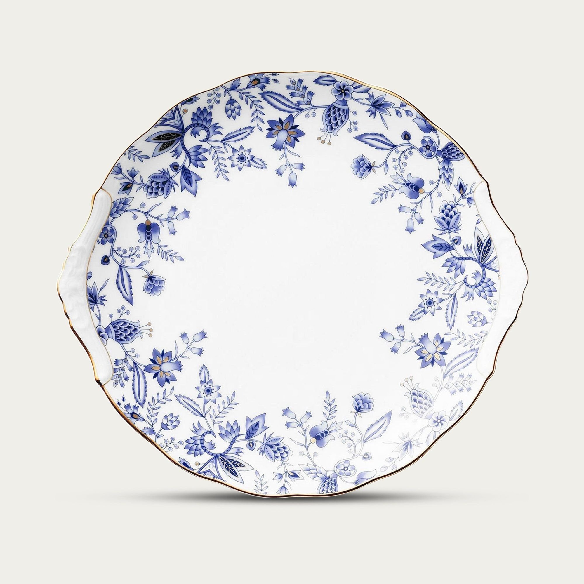  Đĩa bánh đặc biệt (party plate) dài 27,9cm sứ xương | Blue Sorrentino 4562L - 58119A 