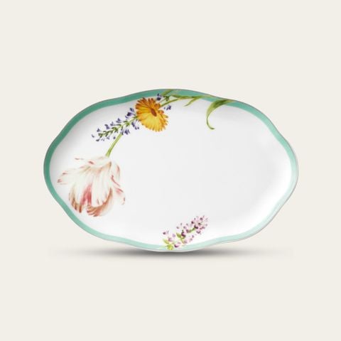  Đĩa hình đám mây dài 23,3cm sứ xương | Coco Fleur 4960L - 97246 