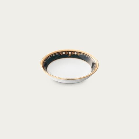  Đĩa tròn 9,5cm đựng nước chấm, gia vị sứ xương Nhật Bản | Evening Majesty 4818J - 59714 