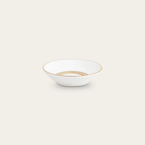 Đĩa tròn 9,7cm đựng nước chấm, gia vị sứ xương | Odessa Gold 4874L - 59714A 