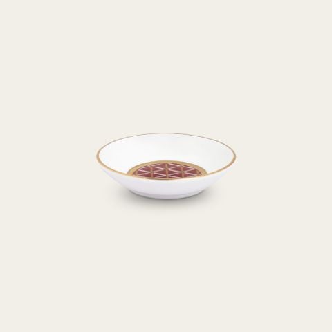  Đĩa tròn 9,7cm đựng nước chấm, gia vị sứ xương | Crochet 4966L - 59714A 
