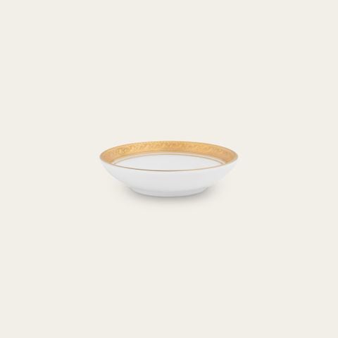  Đĩa tròn 9,8cm đựng nước chấm, gia vị sứ trắng | Crestwood Gold 4167L - 91419 