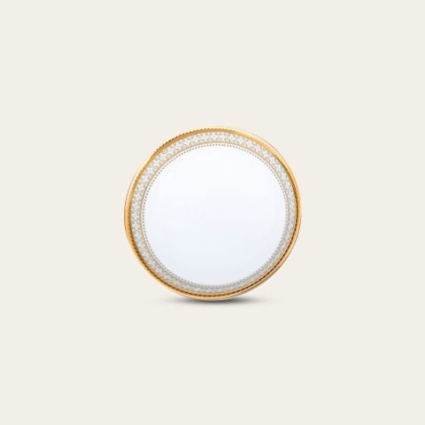  Đĩa tròn 9,7cm đựng nước chấm, gia vị sứ xương | Trefolio Gold 4945L - 59714A 
