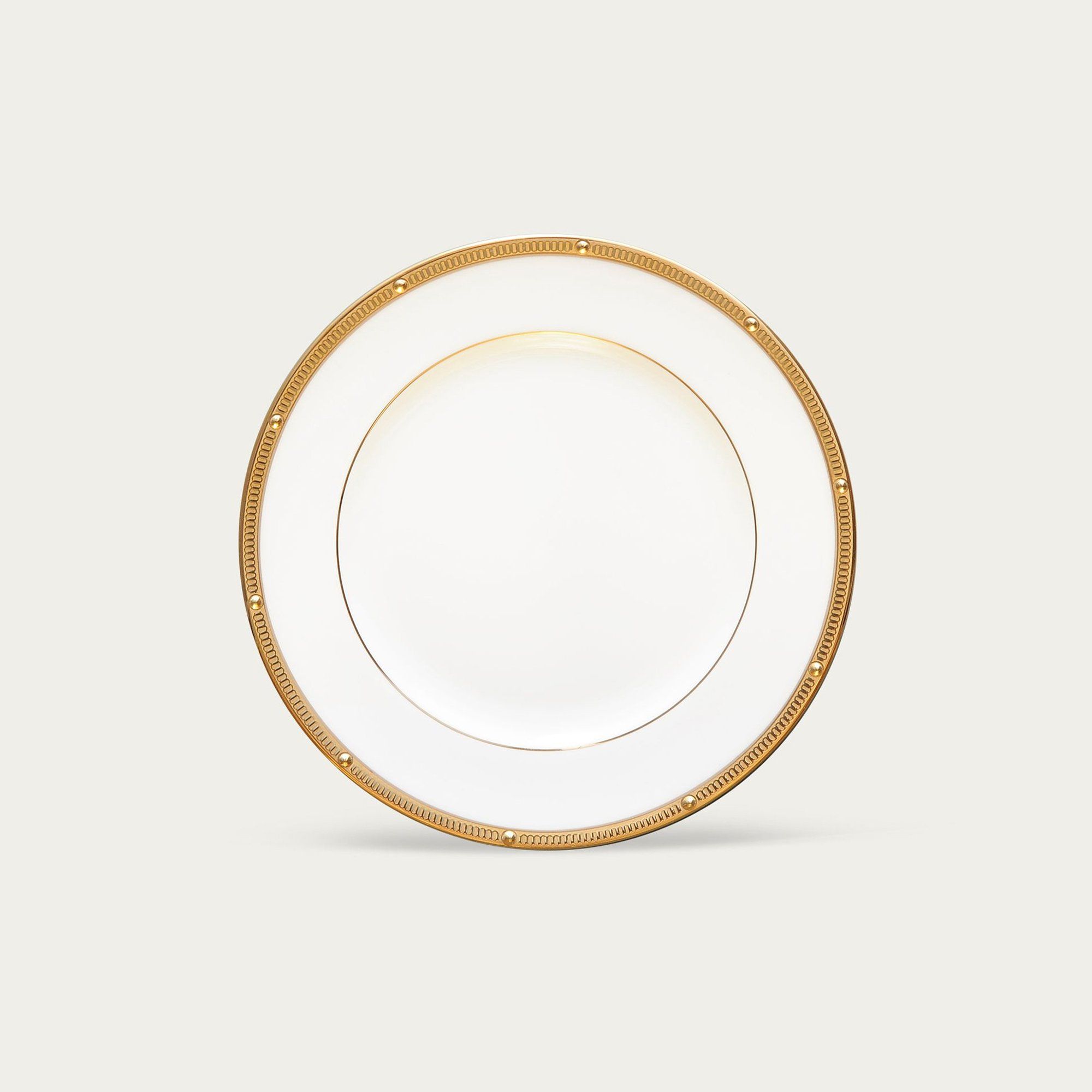  Đĩa tròn cỡ nhỏ đường kính 16,7cm lót bát (chén) cơm sứ xương | Rochelle Gold 4796L - 97212 
