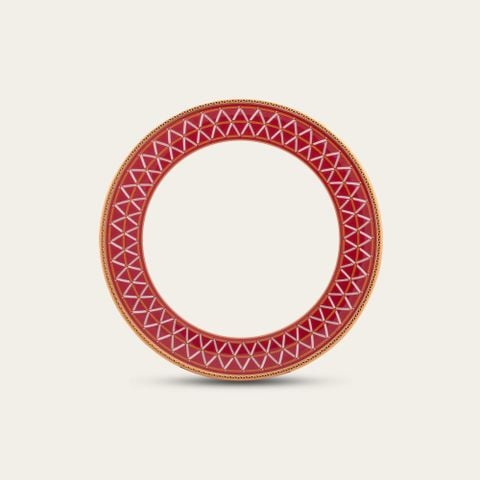  Đĩa tròn cỡ nhỏ đường kính 16,7cm lót bát (chén) cơm sứ xương | Crochet 4966L - 97212 