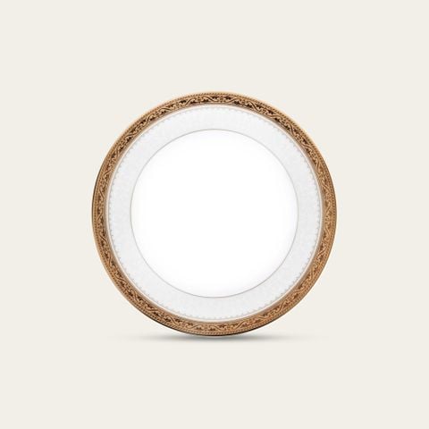 Đĩa tròn cỡ nhỏ đường kính 16,7cm lót bát (chén) cơm sứ xương | Odessa Gold 4874L - 97212 