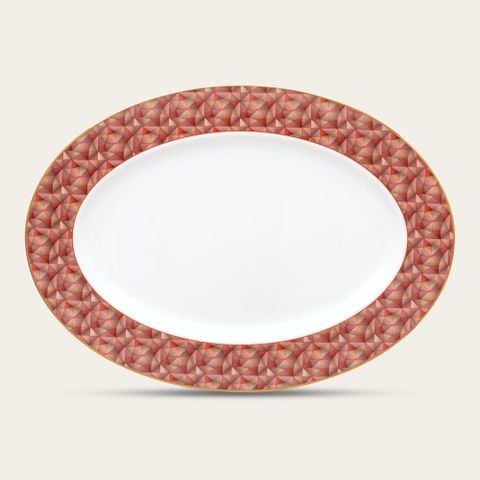  Đĩa Oval cỡ nhỏ (SM) dài 31,2cm sứ xương | Splendid Umber 4970L - 97245 