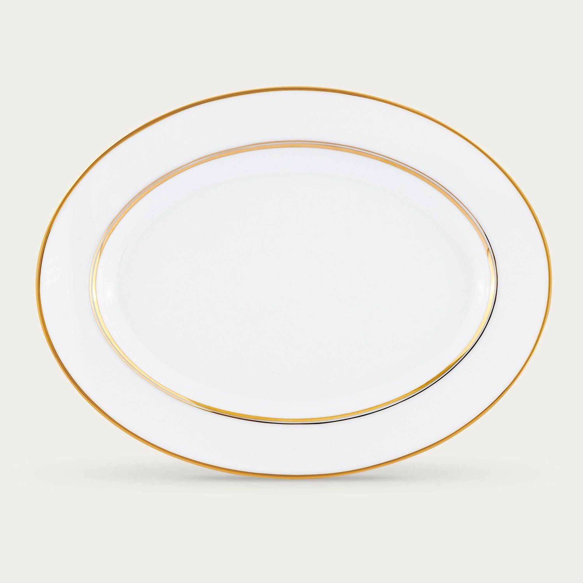  Đĩa Oval cỡ nhỏ (SM) dài 29,4cm sứ trắng | Gloria L553L - 91345 