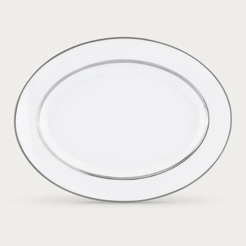  Đĩa Oval cỡ nhỏ (SM) dài 29,4cm sứ trắng | Galaxy L554L - 91345 