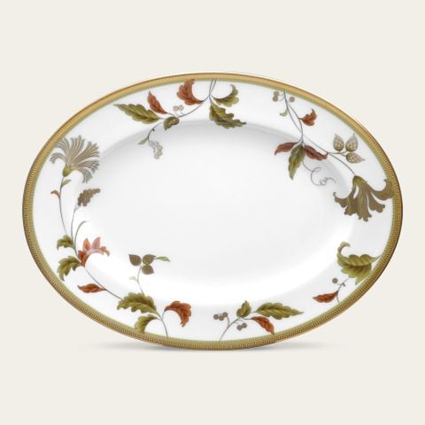  Đĩa Oval cỡ nhỏ (SM) dài 31,2cm sứ xương | Islay 4885L - 97245 