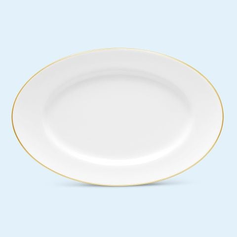  Đĩa Oval cỡ nhỏ (SM) dài 31,2cm sứ xương | Accompanist 4886-1L - 97245 