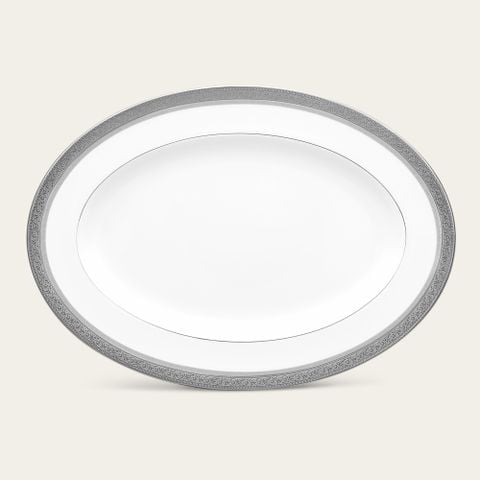  Đĩa Oval cỡ nhỏ (SM) dài 31,2cm sứ xương | Summit Platinum 4919L - 97245 