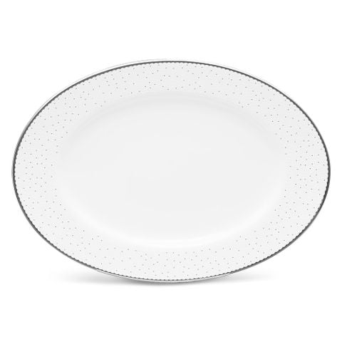  Đĩa Oval cỡ vừa (MD) dài 36,8cm sứ xương | Broome Street 4913L - 97244 