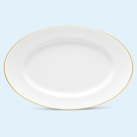  Đĩa Oval cỡ vừa (MD) dài 36,8cm sứ xương | Accompanist 4886-1L - 97244 