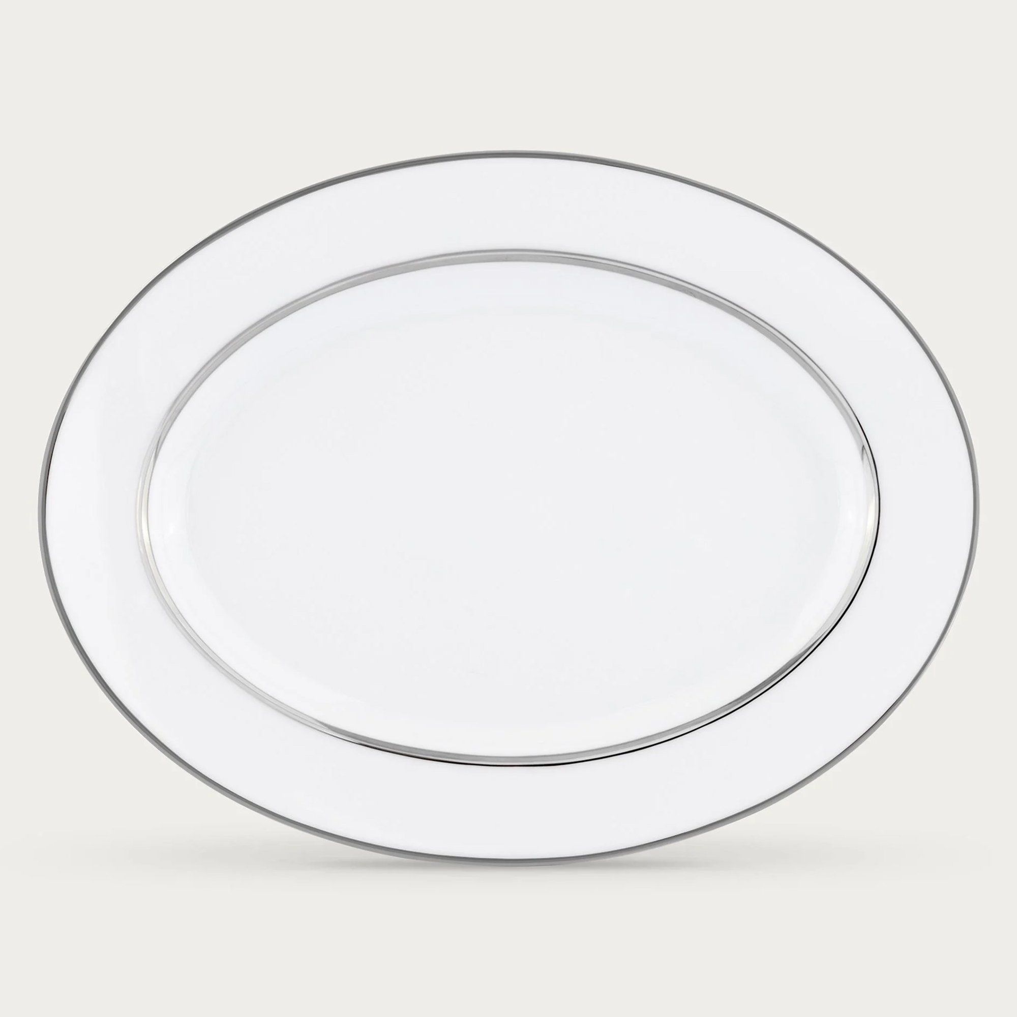  Đĩa Oval cỡ vừa (MD) dài 34,5cm sứ trắng | Galaxy L554L - 91344 