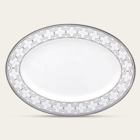  Đĩa Oval cỡ vừa (MD) dài 36,8cm sứ xương | Trefolio Platinum 4957L - 97244 