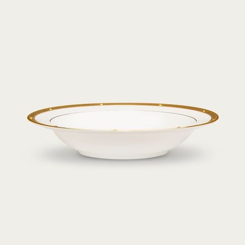  Đĩa sâu lòng 21,4cm dung tích 300ml sứ xương | Rochelle Gold 4796L - 97207 