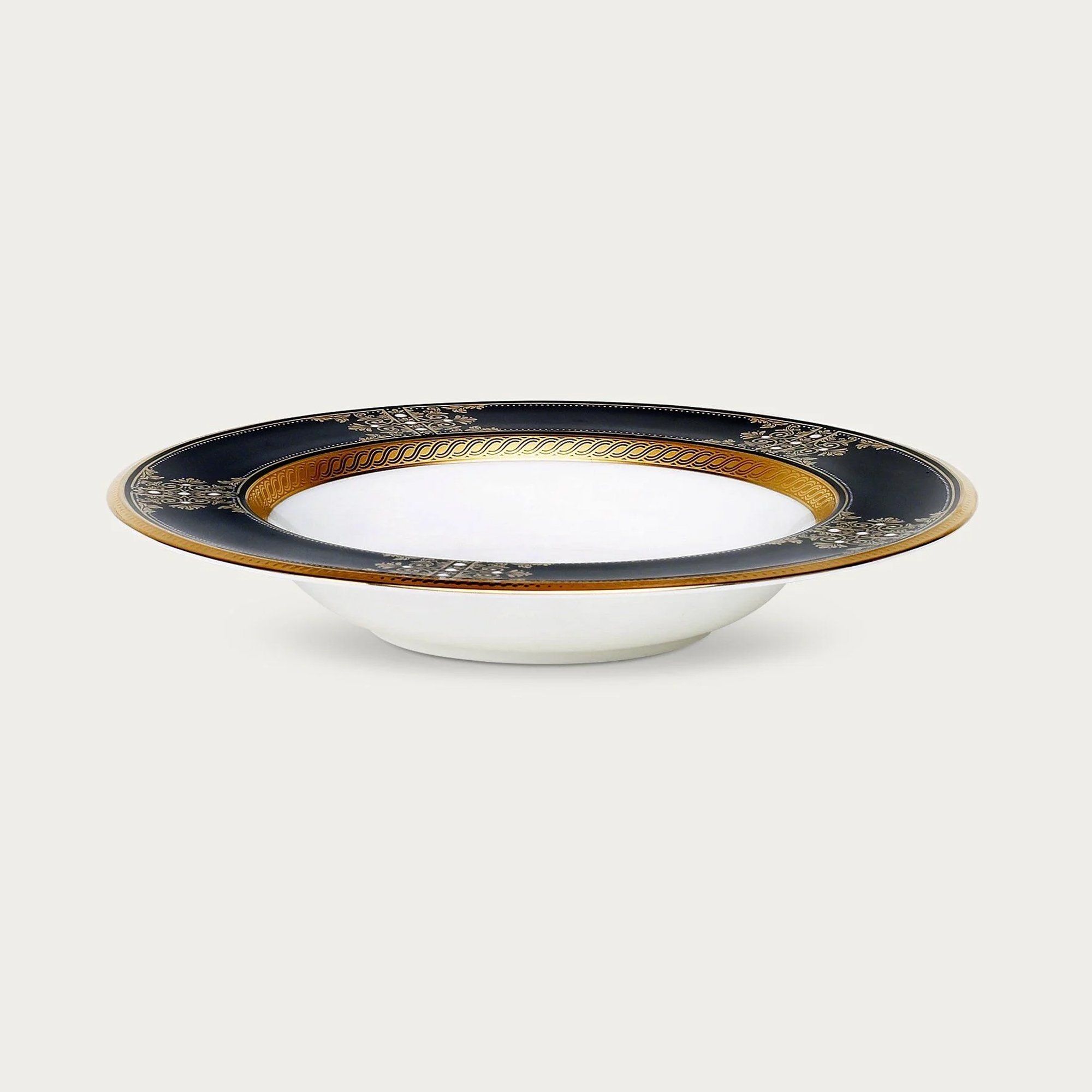  Đĩa sâu lòng 21,6cm dung tích 330ml sứ xương Nhật Bản | Evening Majesty 4818J - 59597 