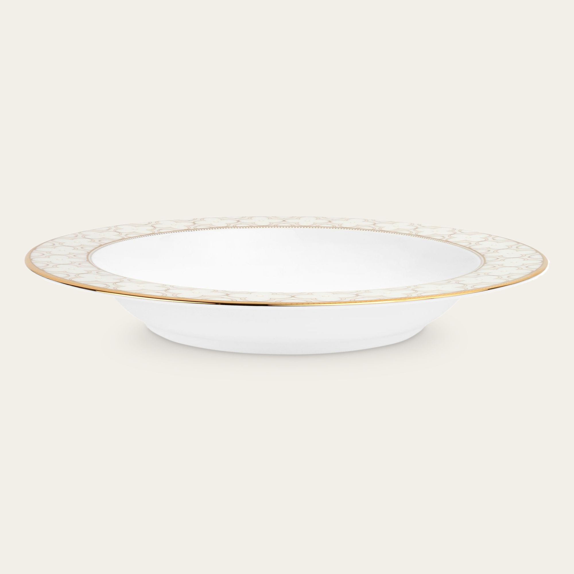  Đĩa sâu lòng cỡ lớn 28,1cm dung tích 740ml sứ xương | Trefolio Gold 4945L - 97301 