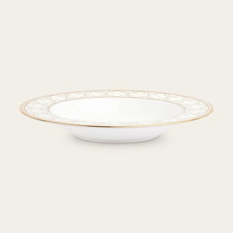 Đĩa sâu lòng cỡ vừa 24,7cm dung tích 430ml sứ xương | Trefolio Gold 4945L - 93898 