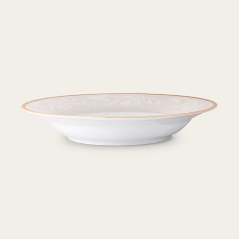  Đĩa sâu lòng 22,6cm dung tích 300ml sứ trắng | Flanders Gold 1714L - 91398 