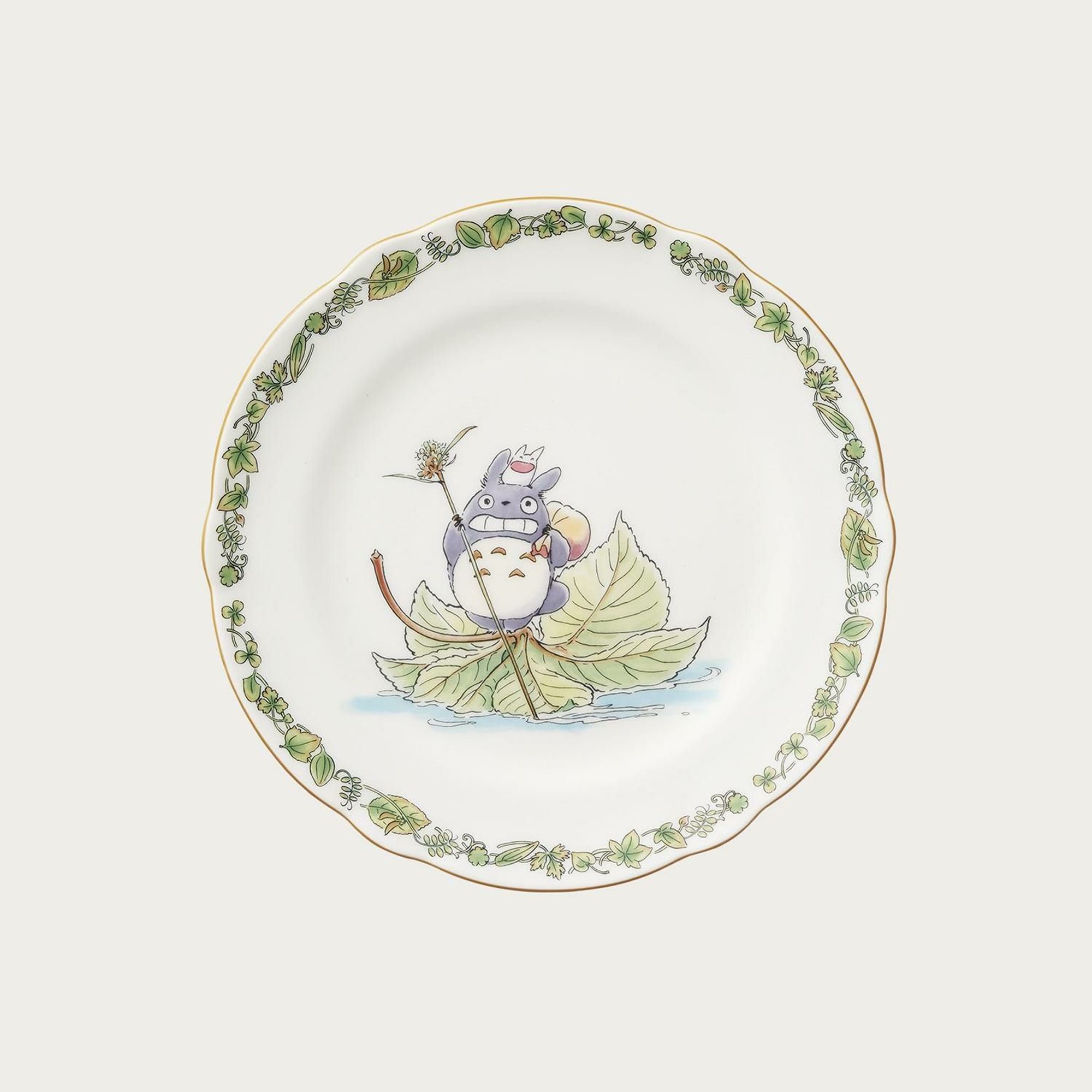  Đĩa tròn cỡ vừa đường kính 18,9cm sứ xương | Totoro 4924- 8L - TT97815 