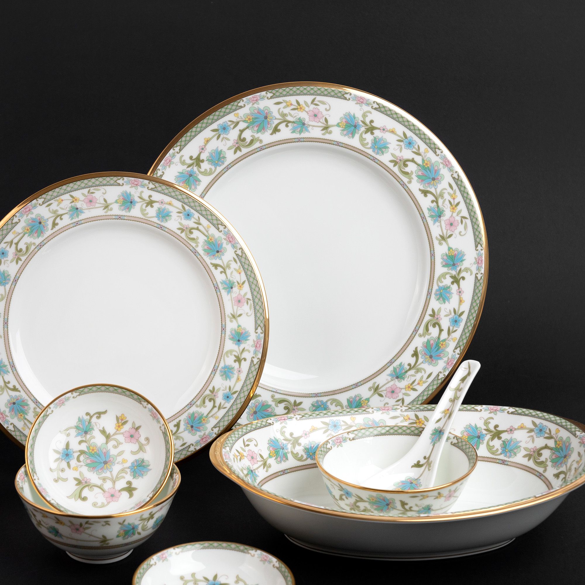  Đĩa tròn cỡ lớn đường kính 27,6cm sứ xương Nhật Bản | Yoshino 9983J - 59520 