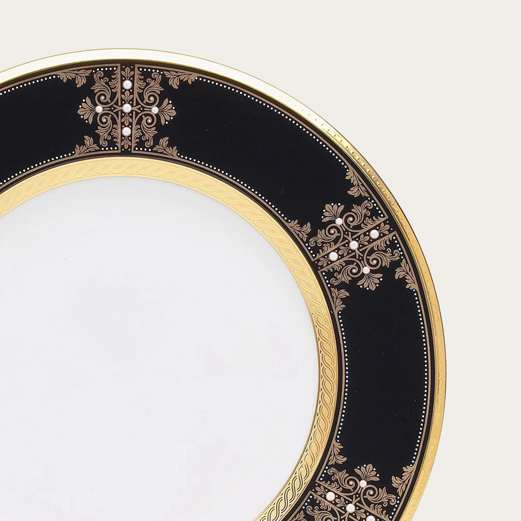  Đĩa tròn cỡ lớn đường kính 27,6cm sứ xương Nhật Bản | Evening Majesty 4818J - 59520 