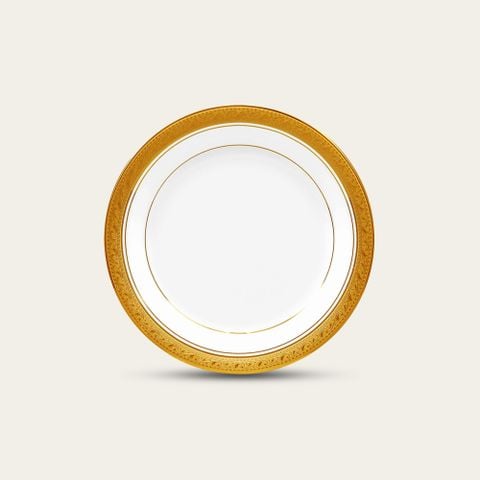  Đĩa tròn cỡ nhỏ đường kính 16,2cm lót bát (chén) cơm sứ trắng | Crestwood Gold 4167L - 91312 
