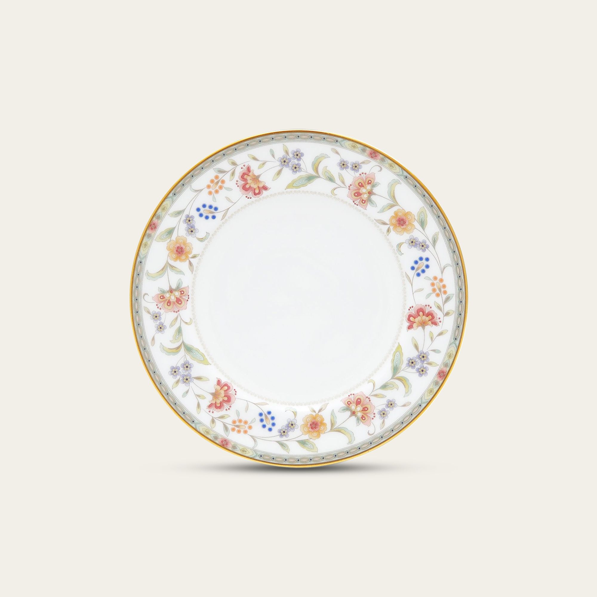  Đĩa tròn cỡ nhỏ đường kính 16,7cm lót bát (chén) cơm sứ xương | Primrose 4909L - 97212 